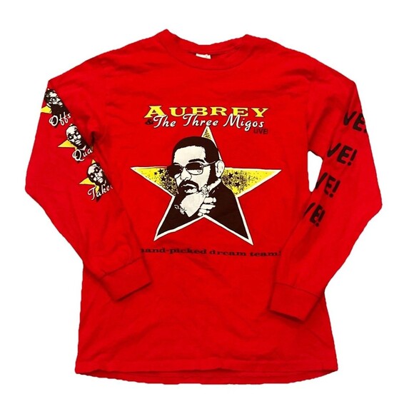 Drake SCORPION Aubrey And The Three Migos Tour 2018 Long Sleeved T-Shirt Size Sm - Picture 1 of 8